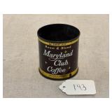 Rare 6 Cup Maryland Club Coffee Tin