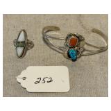 Old Pawn Navajo Cuff & Ring