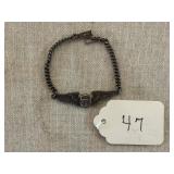 WWII Sterling Silver Pilots Wings Bracelet