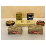 7 Vintage Tobacco Tins