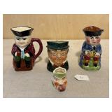 4 Toby Mugs