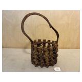 Handmade Folk Art Adirondack Twig Basket