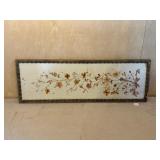 Dried & Pressed Flowers/Leaves on Textured Backing