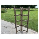 Homemade Rustic Linen Rack