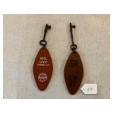 2 Savoy Hotel Room Skeleton Keys