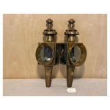 Pair Brass Carriage Lanterns