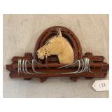 Composite Horse Head Tie Rack
