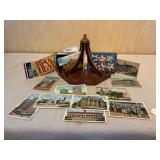 53+ Texas Postcards w/ Holder/Shelf