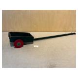 Painted Wooden Toy Rolling Cart