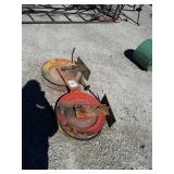 2- hyd. hose reels