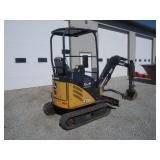 JD 17 D mini excavator,