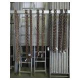Alumn. Ladder (behind chains)