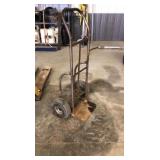 Two wheel moving cart.