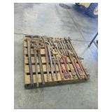 Assortment of pipe wrenches