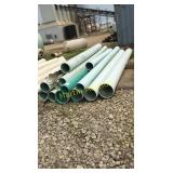 Green pvc pipe