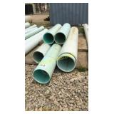 Green pvc pipe