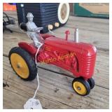 Massey Harris Tractor with metal rider