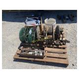 Pallet of Misc Hose Reels & Exit Signs