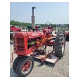 Farmall C with a Belly mower