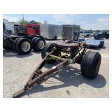 Single axle tow dolly w/ 5th wheel plate.