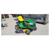 John deere D140, 48" deck, 221hrs, runs and mows