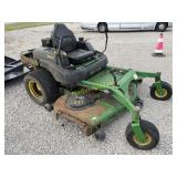 JD ZTR 777 Mower, run and mows  +