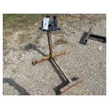 Used Orange Motor Stand