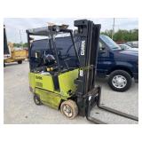 Clark GCS15, LP forklift no tank-