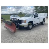 2008 GMC Sierra HD with plow -IST