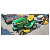 John deere X300, 42" deck, 602hrs, runs and mows