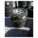 Firestone 235/75/R16 (3)  tires w/ wheels