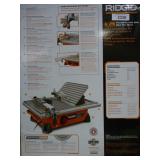 Ridgid 7" Portable Job Site Wet Tile Saw