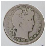 1902 Barber Half Dollar