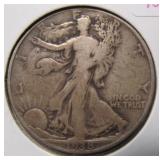 1938 Walking Liberty Half Dollar