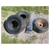 yard tractor tires, sun shields
