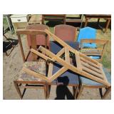 Stack of repairable Chairs