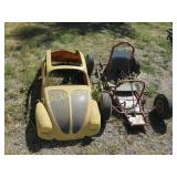 Go Cart, motor has bent crank