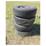 stack of wheels/tires, see pics