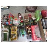 group of vintage toys on top of table