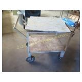 2 level rolling cart