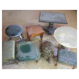 group of small furniture pieces