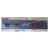 Model T running board, coat rack, 44x8'