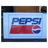 Pepsi Sign, 58 1/2 x 34 1/2