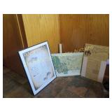 Map Relief, BigHorn Poster