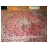 Kashan Persian Rug in Dining Room, 10' x12 1/2'