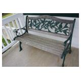 Cast Iron/ Wood Garden Bench Cast Iron/ Wood Garden Bench