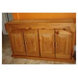 Custom Made Pine Cabinet 60 x 17 x 35H Custom Made Pine Cabinet 60 x 17 x 35H