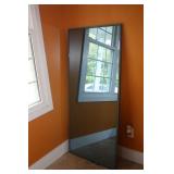 Smoke Glass Mirror 25 x 56, Clips out of the Fram Smoke Glass Mirror 25 x 56, Clips out of the Fram