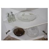 Cake Dome,. Lovely White Platter & More Cake Dome,. Lovely White Platter & More