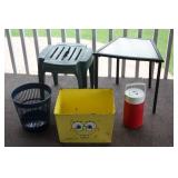 Miscellaneous Lot Including Small Table Miscellaneous Lot Including Small Table
